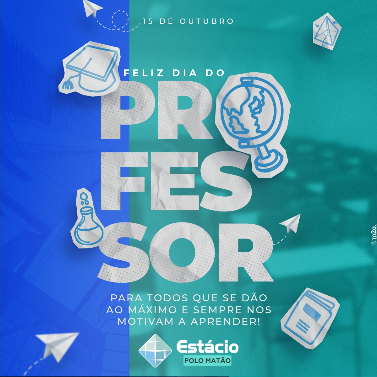 Design gráficos para campanha de comemoração do Dia dos Professores